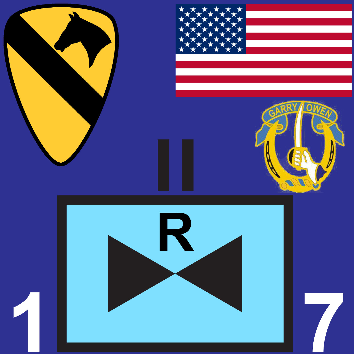 BLU 1-7 CAV (R) short v1